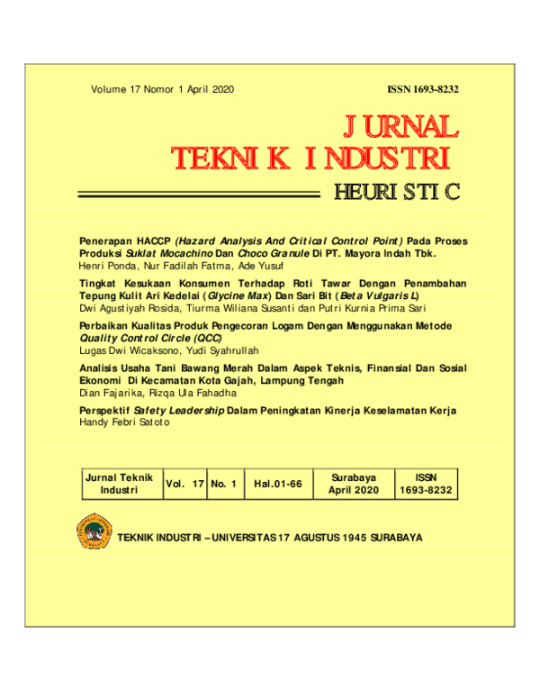 (PDF) JURNAL HEURISTIC VOLUME 17 NO 1 APRIL 2020