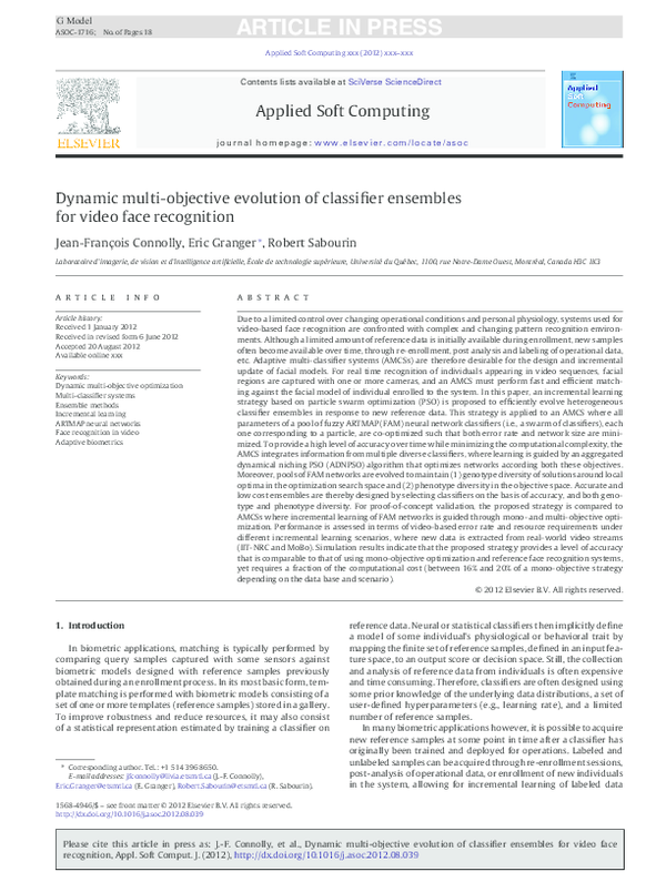 (PDF) Dynamic multi-objective evolution of classifier ensembles for ...