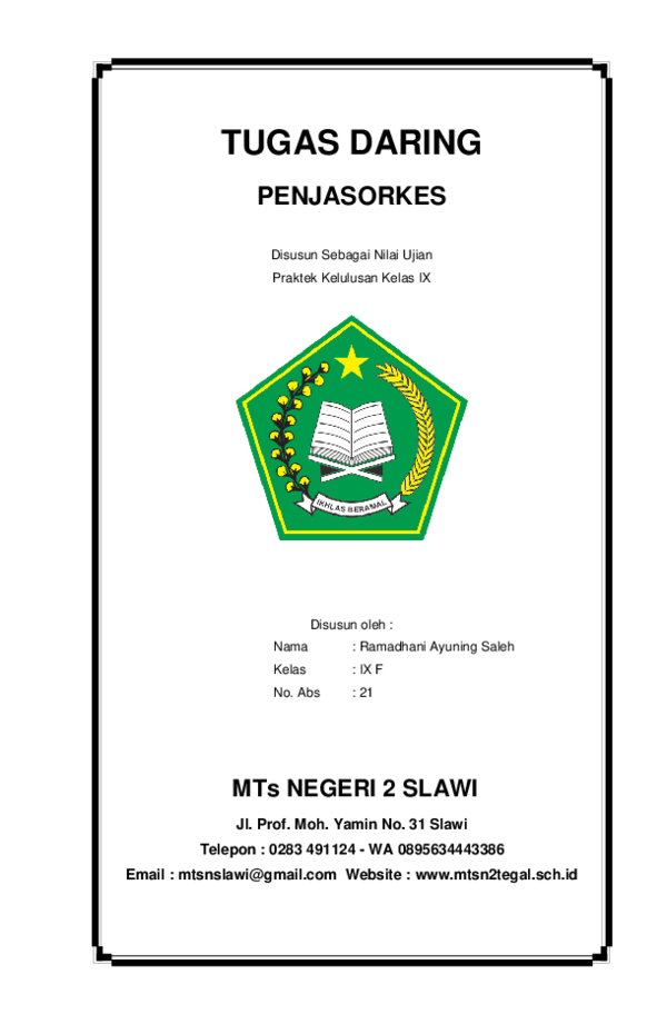 Mengapa Saat Awalan Kamu Harus Berlari Kencang Sebelum Menolak Kaki PDF) TUGAS DARING PENJASORKES | Athifa Printing Lebaksiu - Academia.edu