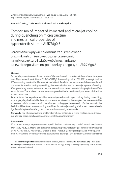 (PDF) COMPARISON OF IMPACT OF IMMERSED AND MICRO-JET COOLING DURING ...