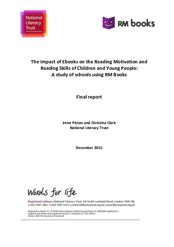 (PDF) The Impact of Ebooks on the Reading Motivation and Reading Skills ...