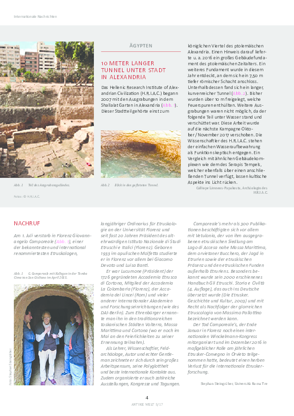 (PDF) NACHRUF GIOVANNANGELO CAMPOREALE Stephan Steingraeber