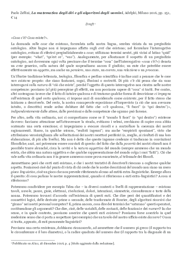 La Matematica Degli Dèi E Gli Algoritmi Degli Uomini - Libro - Foto 9