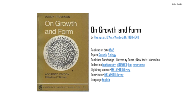(PDF) On Growth and Form
