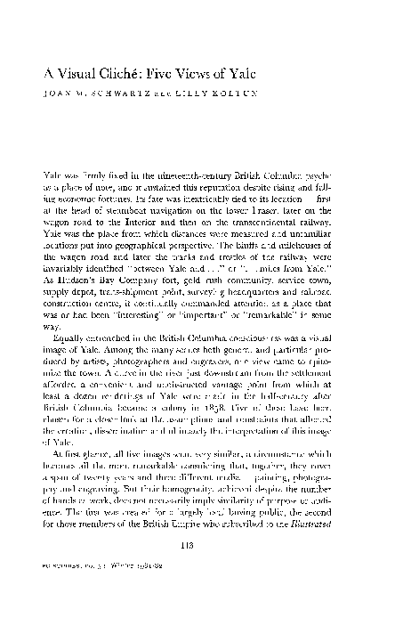 (PDF) A Visual Cliché: Five Views of Yale