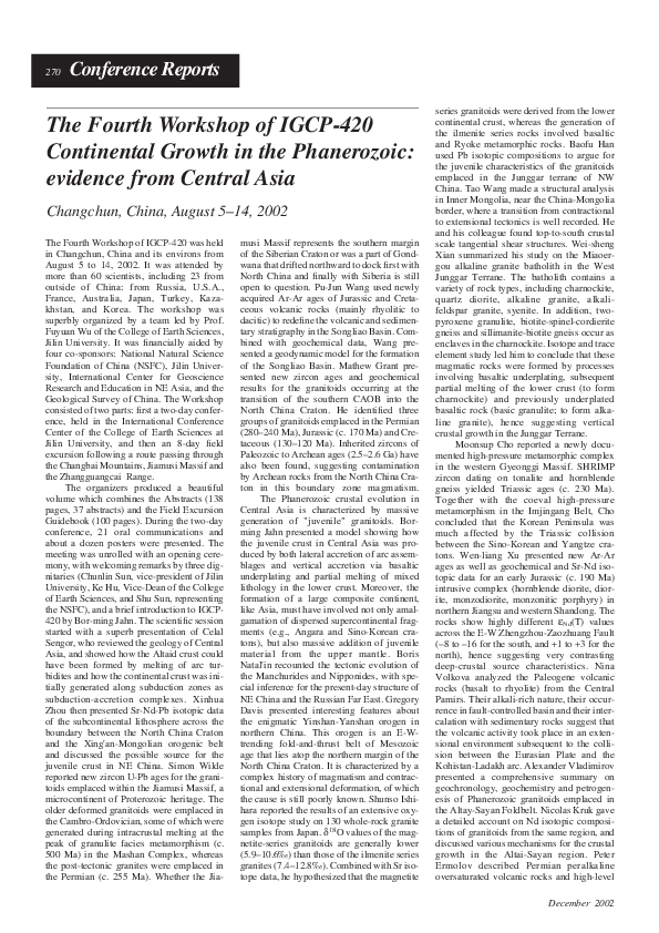 (PDF) Conference Reports