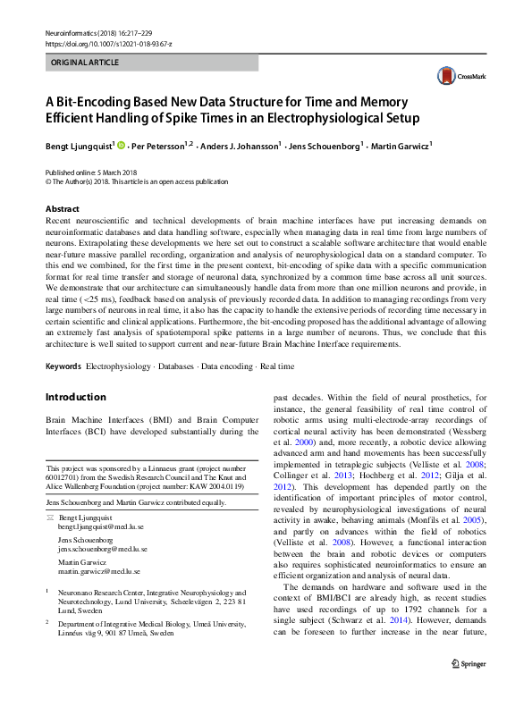 (PDF) A Bit-Encoding Based New Data Structure for Time and Memory ...