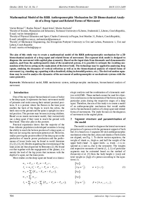 (PDF) Mathematical Model of the RRR Anthropomorphic Mechanism for 2D ...