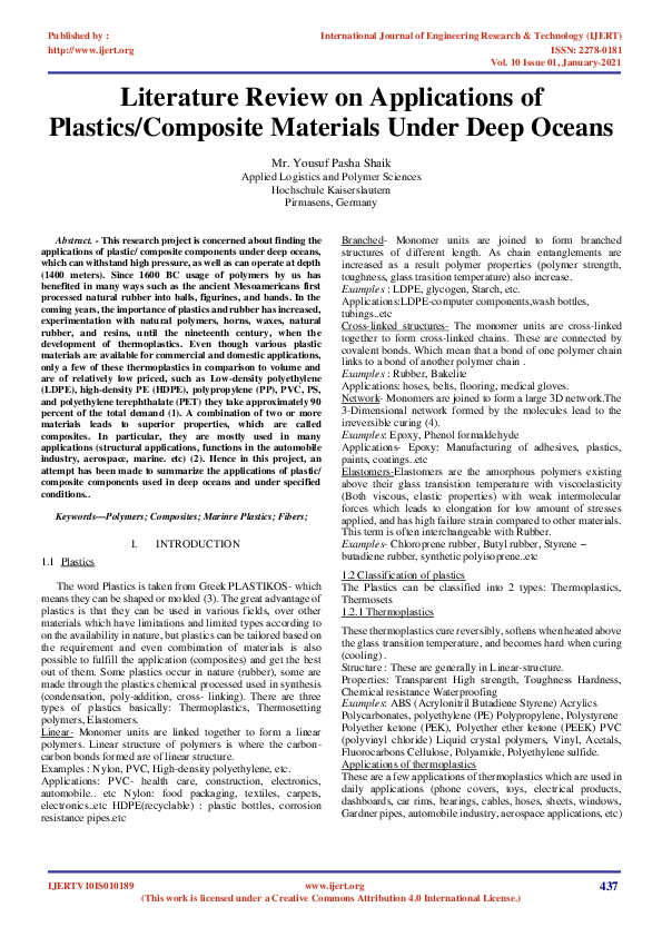 (PDF) IJERTLiterature Review on Applications of