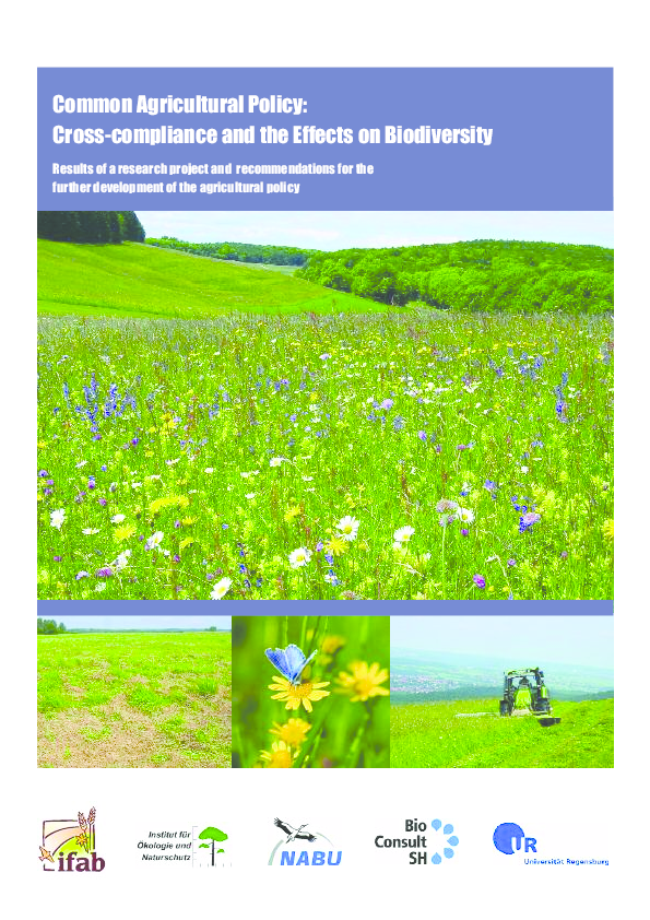 (PDF) Common Agricultural Policy: Cross Compliance and the Effects on ...