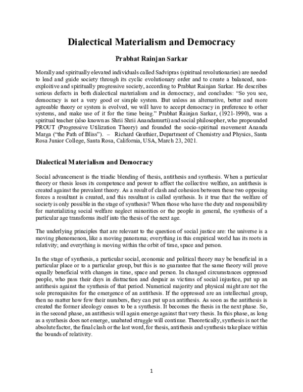 Materialism philosophy essay image