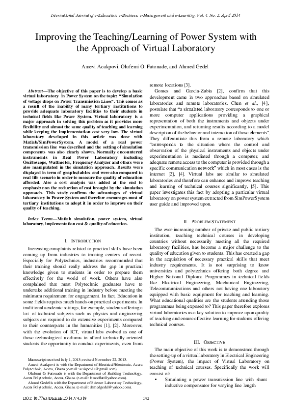 (PDF) Improving the Teaching/Learning of Power System with the Approach ...
