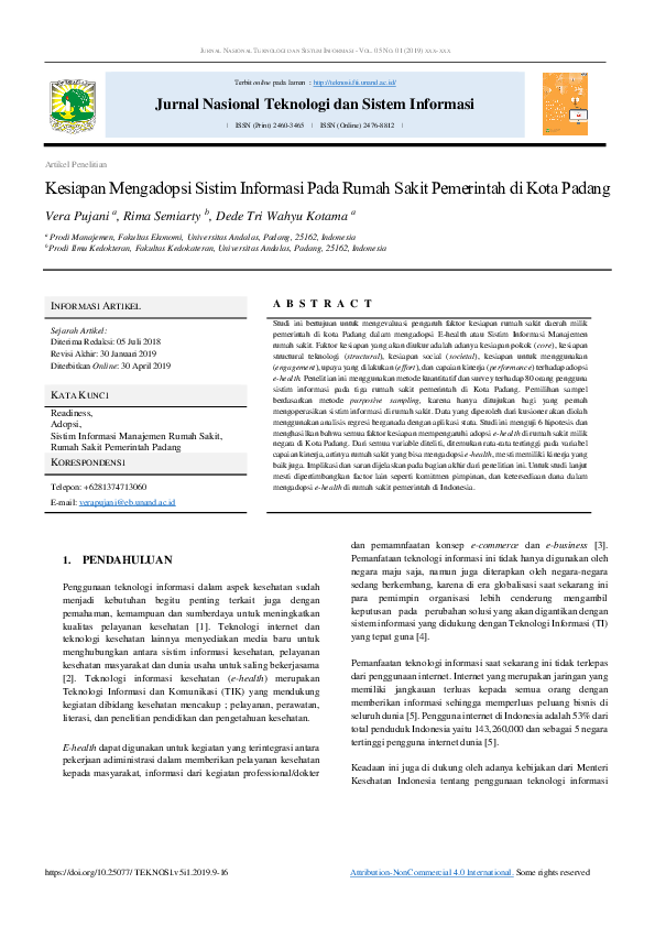 (PDF) Jurnal Nasional Teknologi dan Sistem Informasi Attribution ...
