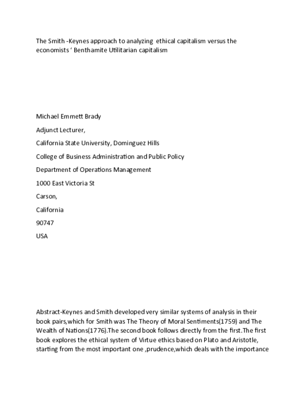 Capitalism and business ethics picture