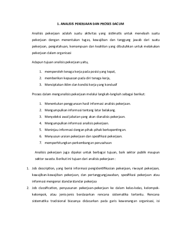 (DOC) task analysis