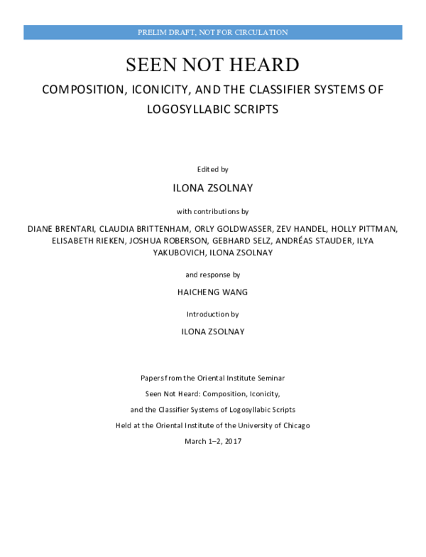 (PDF) Zsolnay, Seen Not Heard: Composition, Iconicity, and the ...