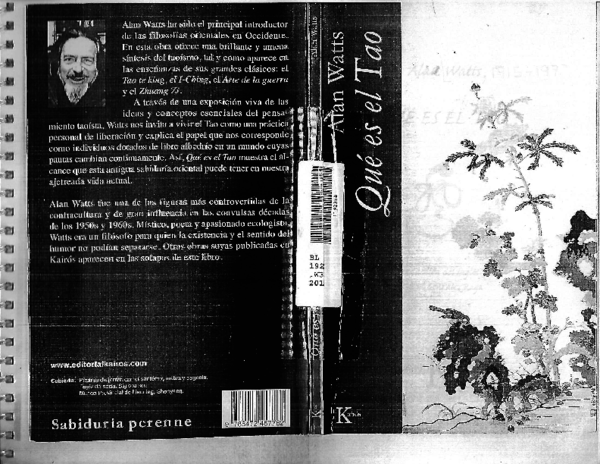 (PDF) Watts, Alan (2010). Qué es el Tao.