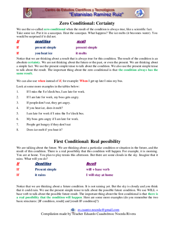 (PDF) Conditionals