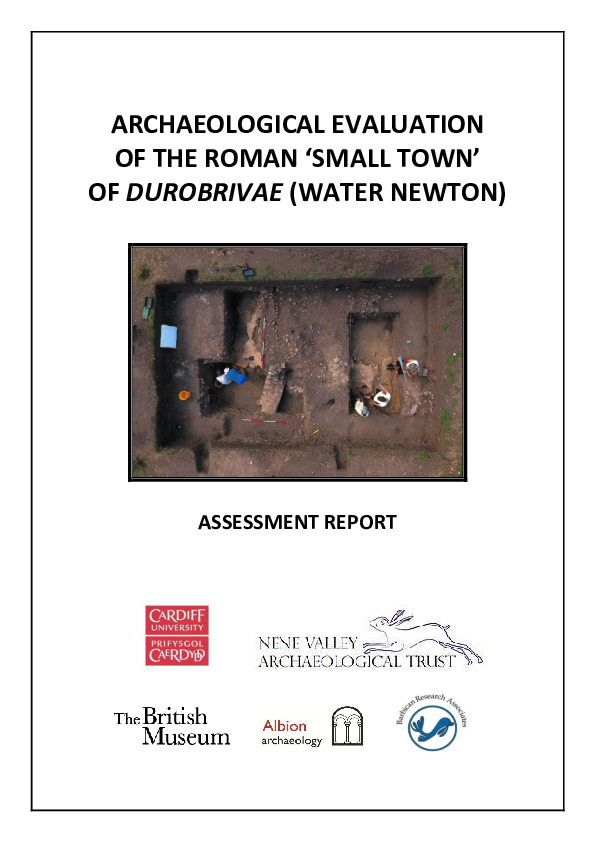 (PDF) Archaeological Evaluation of the Roman ‘Small Town’ of Durobrivae