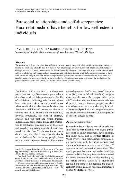 Parasocial relationships negatives picture