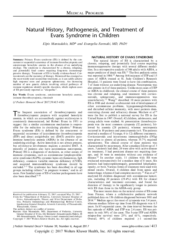 evans syndrome