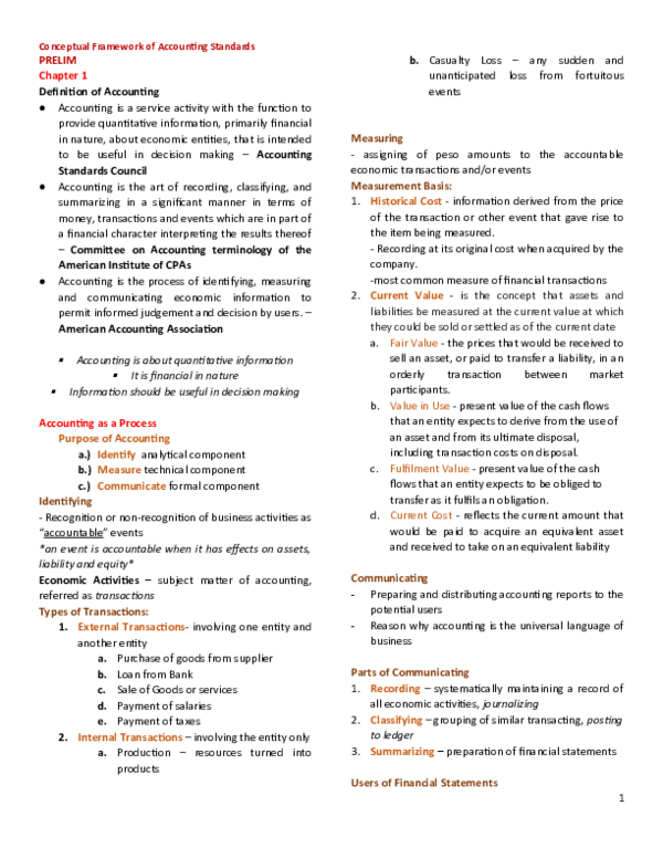  doc self made conceptual framework of accounting standards notes