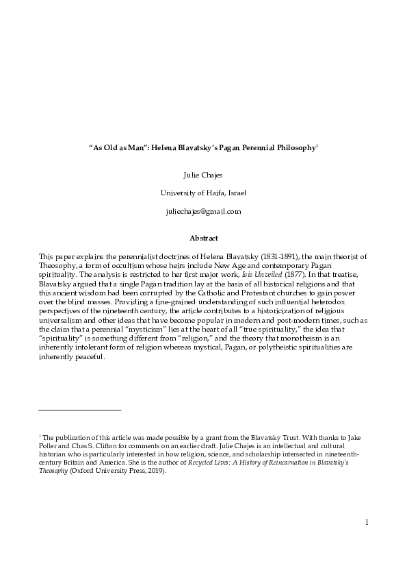 Helena blavatsky predictions picture