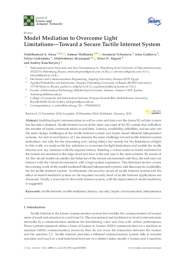 Toward a Secure Tactile Internet System 