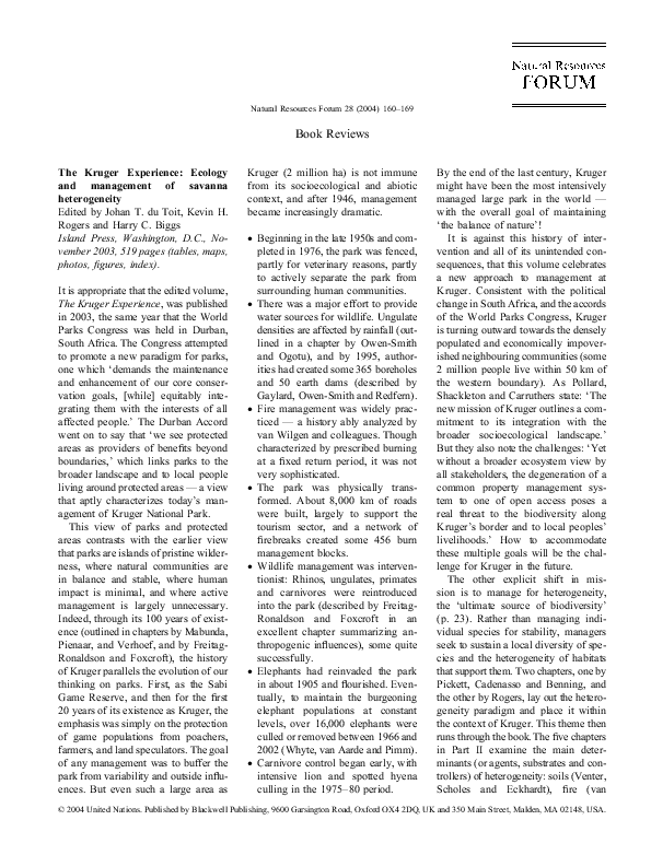(PDF) Gender Perspectives in Natural Resources Management