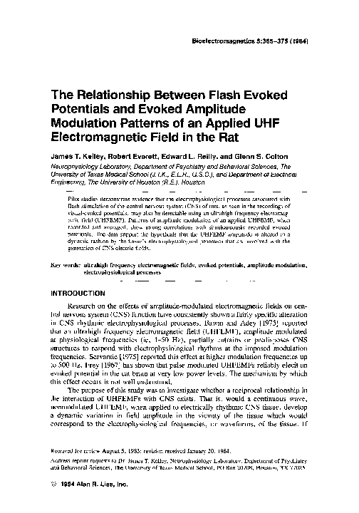 (PDF) The relationship between flash evoked potentials and evoked ...
