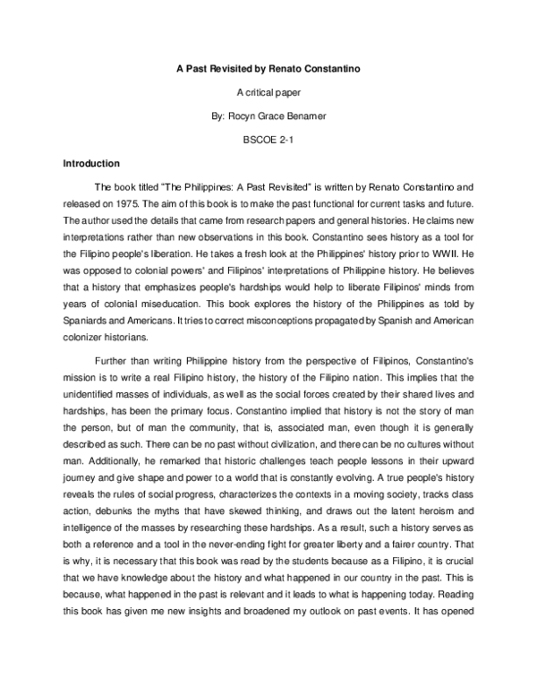 Renato constantino contribution picture