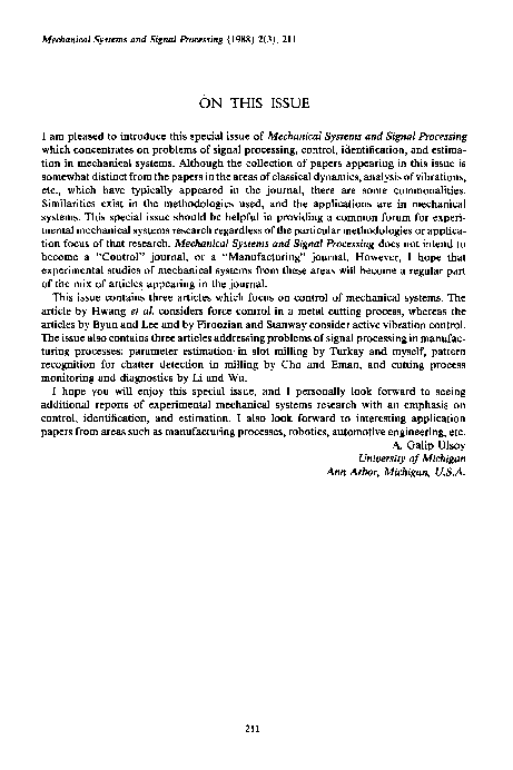 (PDF) On this issue
