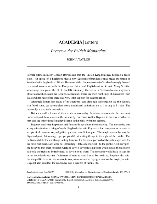 English monarchy essay image