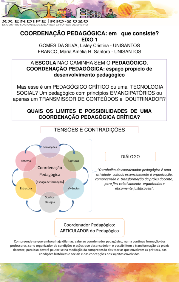 (PDF) COORDENAÇÃO PEDAGÓGICA: em que consiste? EIXO 1