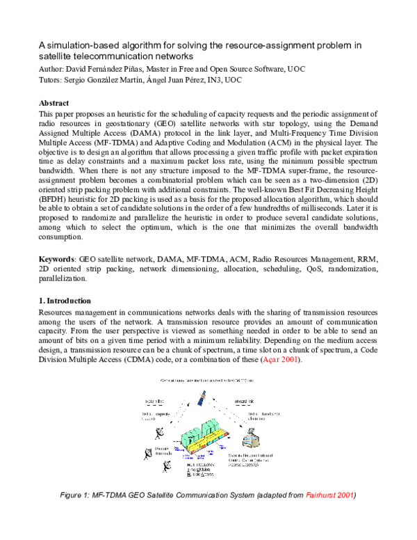 (PDF) A simulation-based algorithm for solving the resource-assignment ...