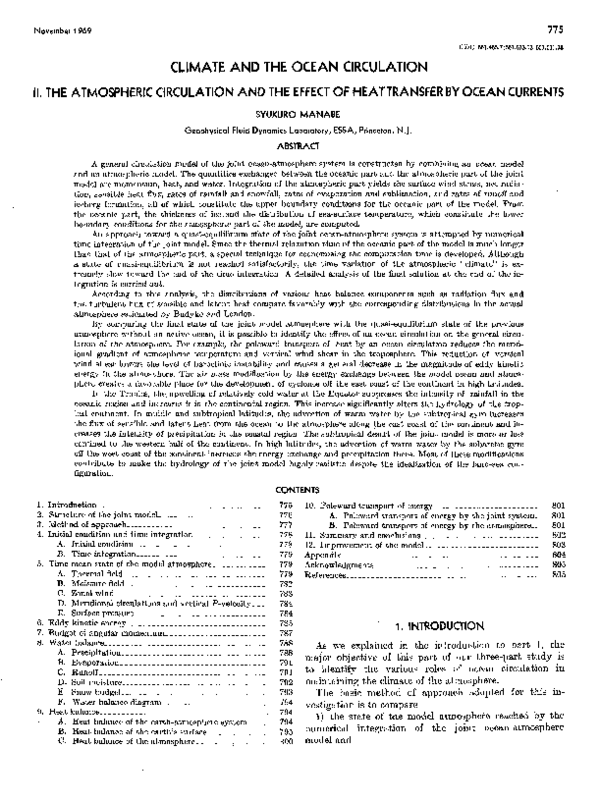(PDF) Climate and the Ocean Circulation -_ the Atmospheric Circulation ...