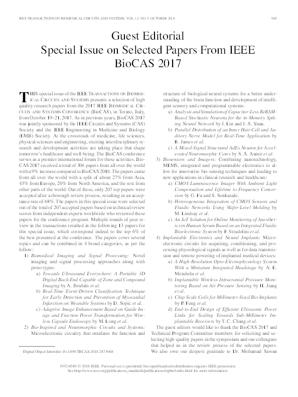 (PDF) Analog integrated circuits and signal processing Sara Silva Academia.edu