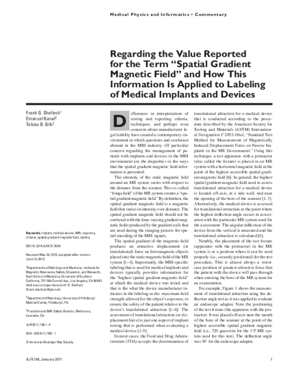 (PDF) Regarding the Value Reported for the Term “Spatial Gradient ...