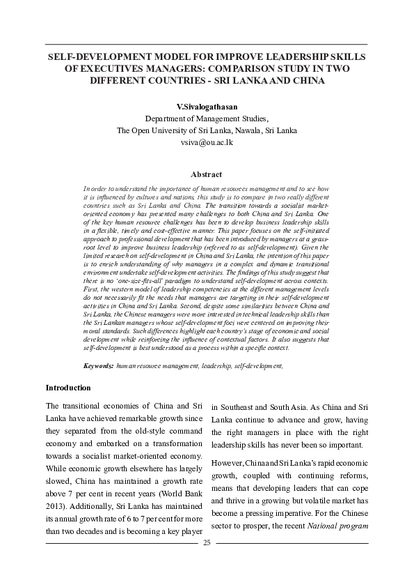 (PDF) Self-development model for improve leadership skills of ...