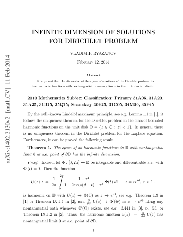 Pdf On The Riemann Hilbert Problem For The Beltrami Equations In Quasidisks Vladimir Ryazanov Academia Edu