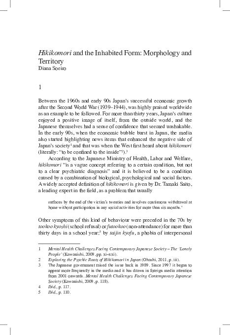 Hikikomori Research Papers Academia Edu Hikikomori Research Papers Academia Edu