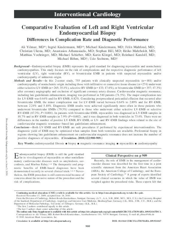 (PDF) Comparative Evaluation of Left and Right Ventricular ...