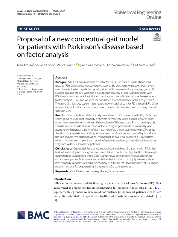 (PDF) Proposal of a new conceptual gait model for patients with ...