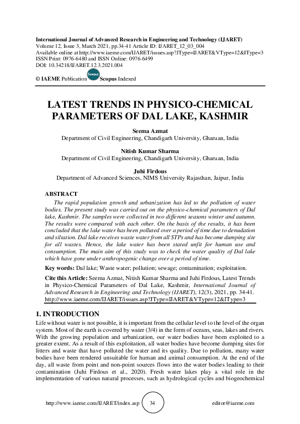 Dal lake essay in english picture