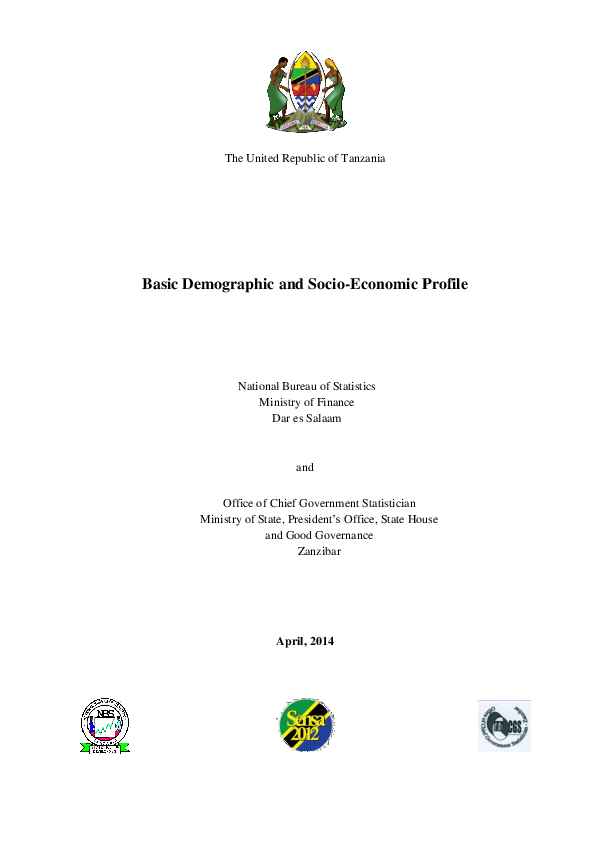 (PDF) Basic Demographic and Socio-Economic Profile