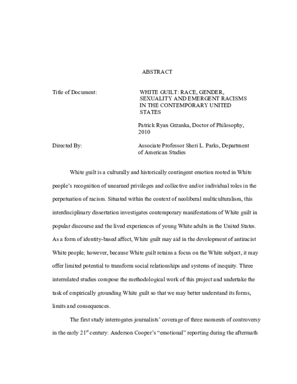 White guilt essays 07 image