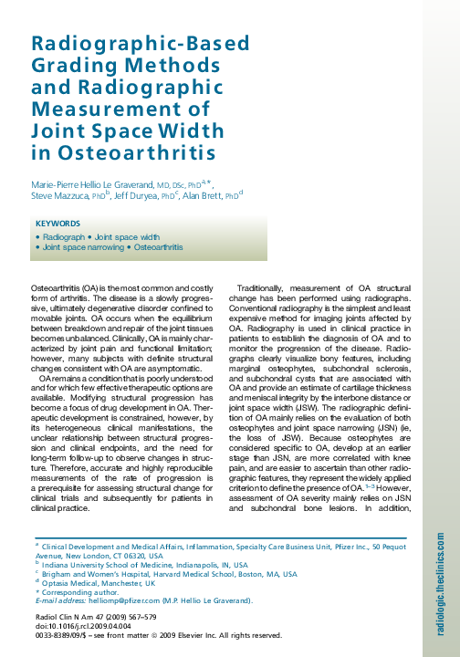 (PDF) Radiographic-Based Grading Methods and Radiographic Measurement ...