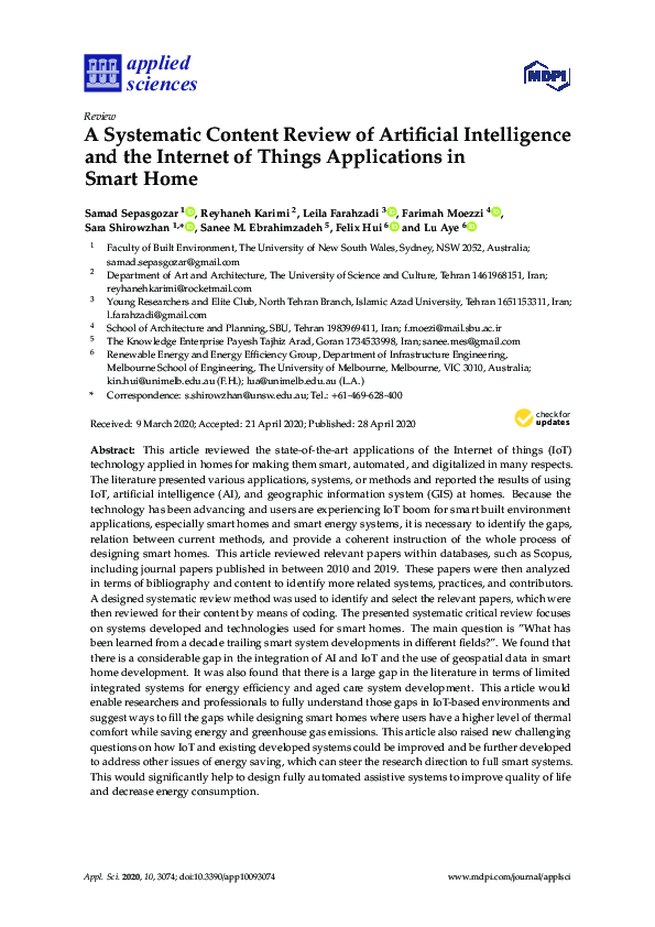 (PDF) A Systematic Content Review of Artificial Intelligence and the ...
