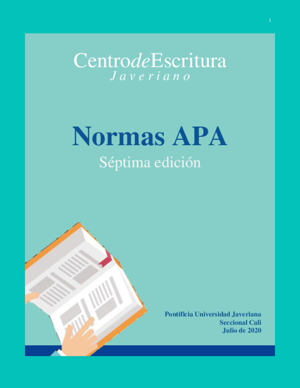 (PDF) Manual APA 7 Completo Javeriana