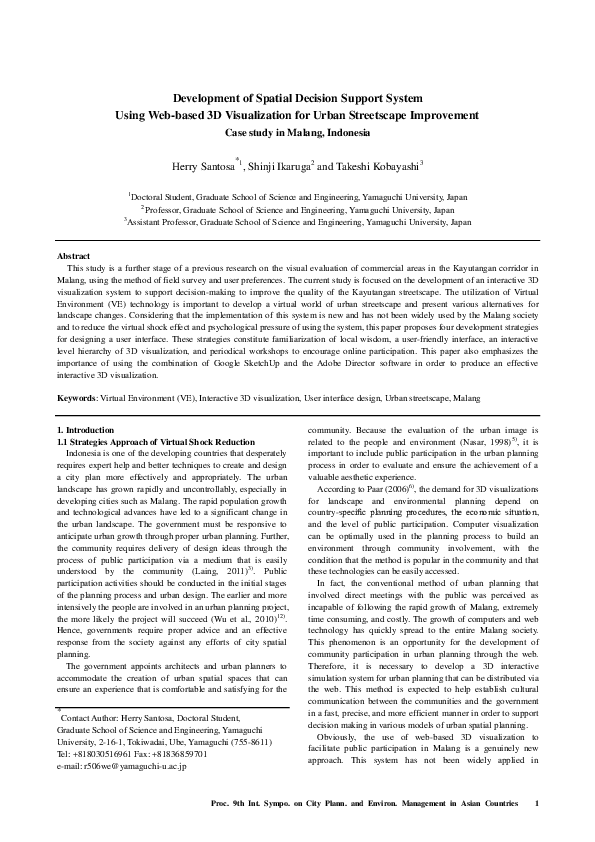 (PDF) Development of Spatial Decision Support System Using Web-based 3D ...